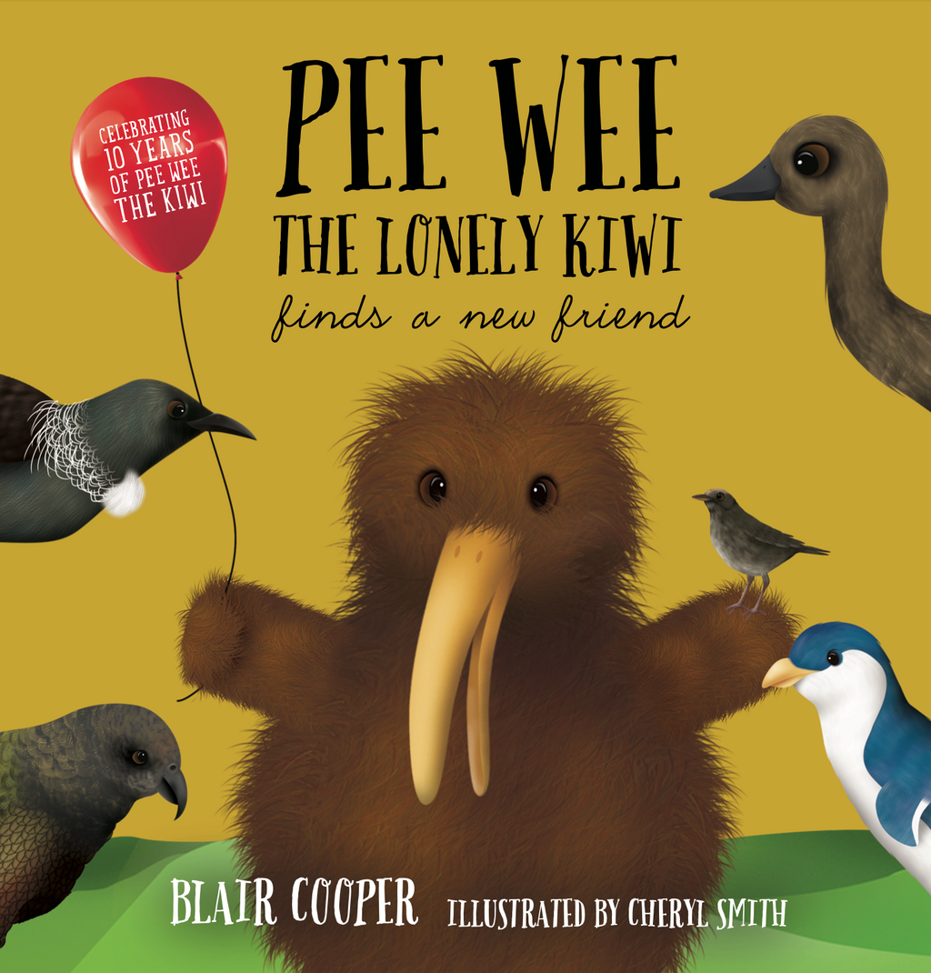 Pee Wee the Lonely Kiwi finds a New Friend Bi Lingual Ed By Blair Cooper