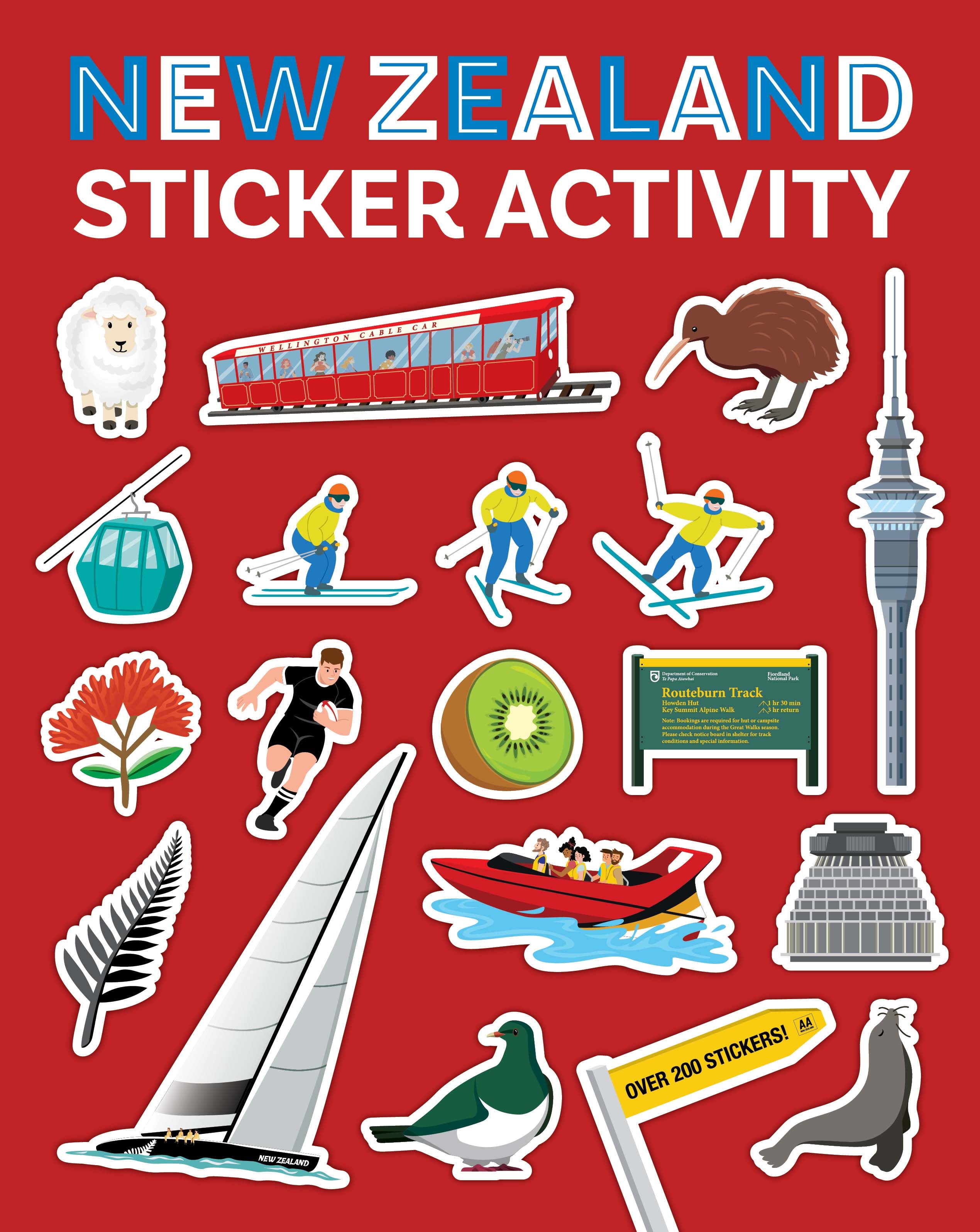 NEW ZEALAND STICKER ACTIVITY BOOK