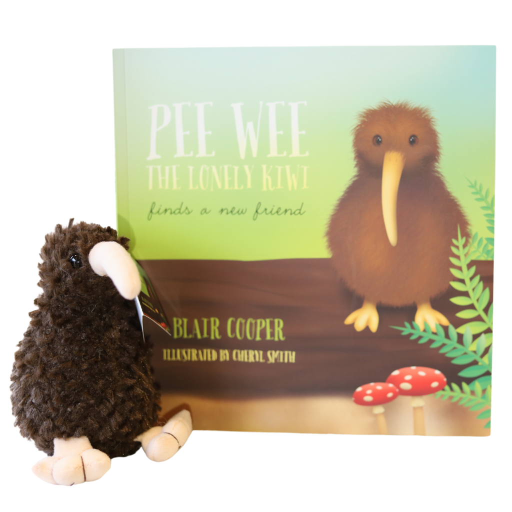Pee Wee the Lonely Kiwi finds a New Friend By Blair Cooper