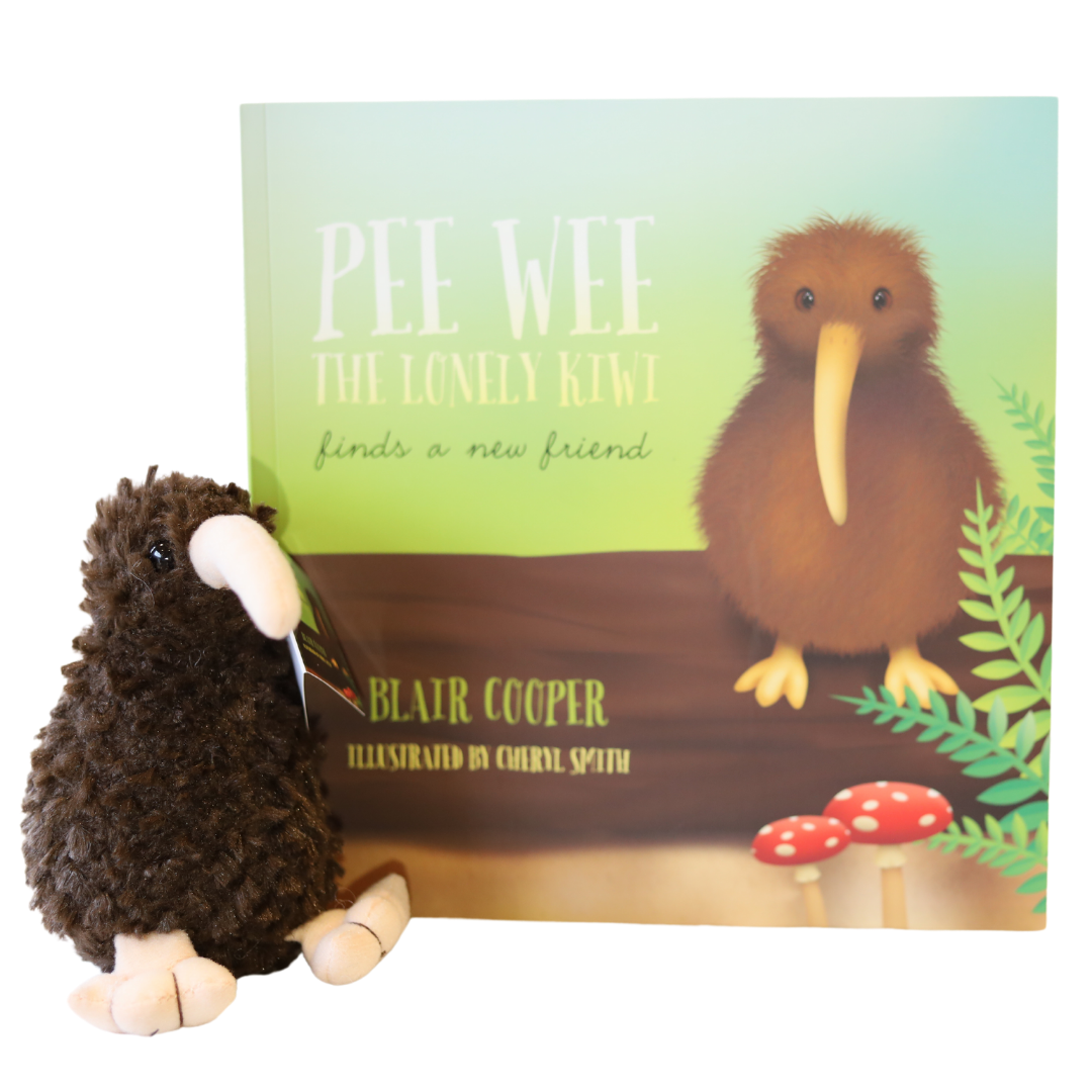 Pee Wee the Lonely Kiwi finds a New Friend By Blair Cooper