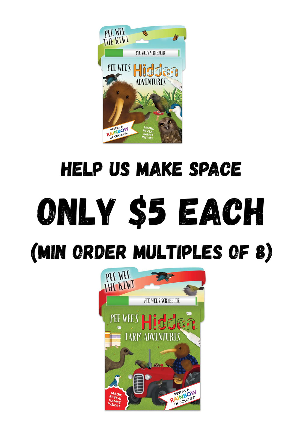 Pee Wee's Hidden Adventures GIFT FAIR DEAL $5 each